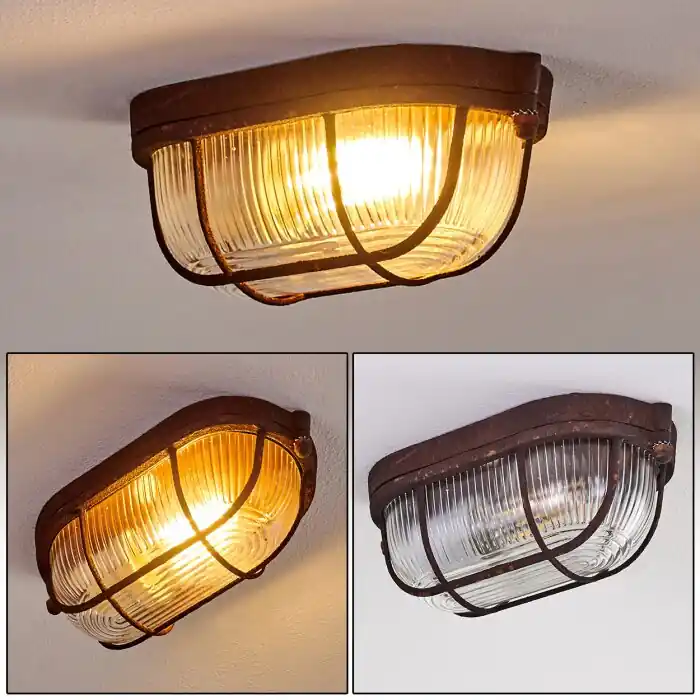 Catawba Plafondlamp Roest, 1-licht Koop Vandaag