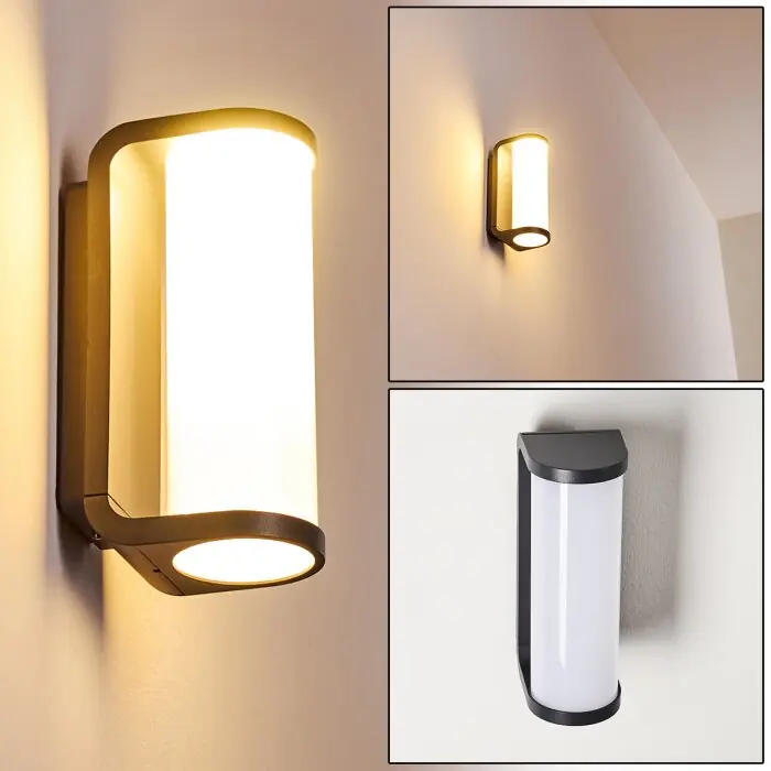 Novelle Buiten muurverlichting LED Antraciet, 1-licht Rechtstreeks Van De Fabrikant