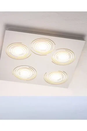 Bopp GALAXY COMFORT Plafondlamp LED Aluminium, 5-lichts Koopje