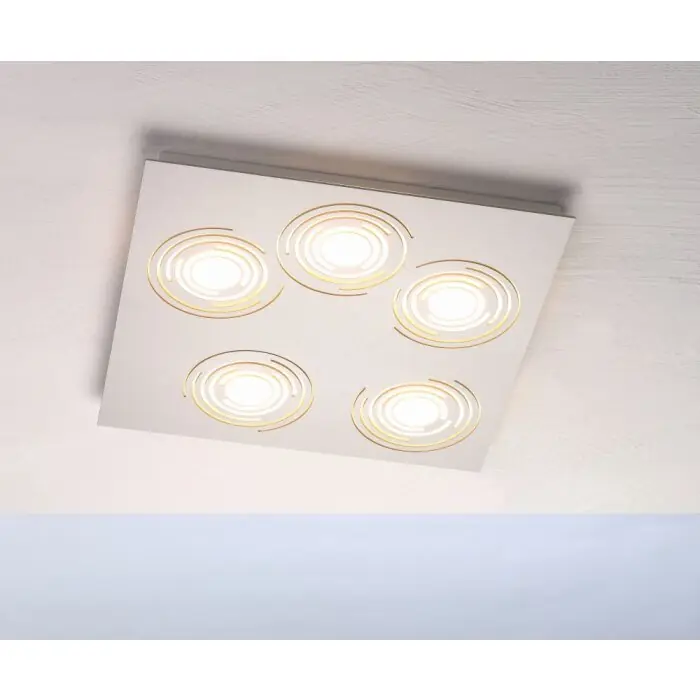 Bopp GALAXY COMFORT Plafondlamp LED Aluminium, 5-lichts Koopje