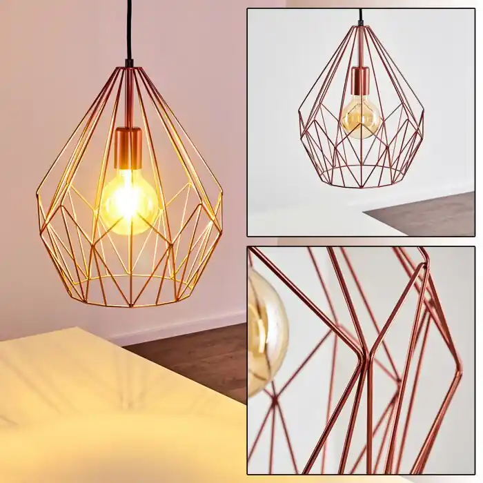 Must-Have Zarembo Hanglamp Koperkleurig, 1-licht