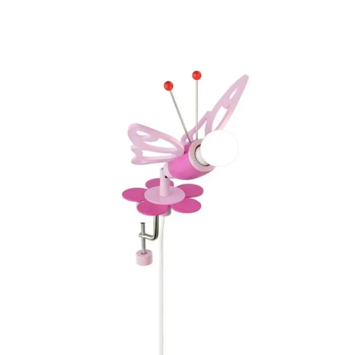 Favoriet Elobra FALTER Klempunt Roze, 1-licht