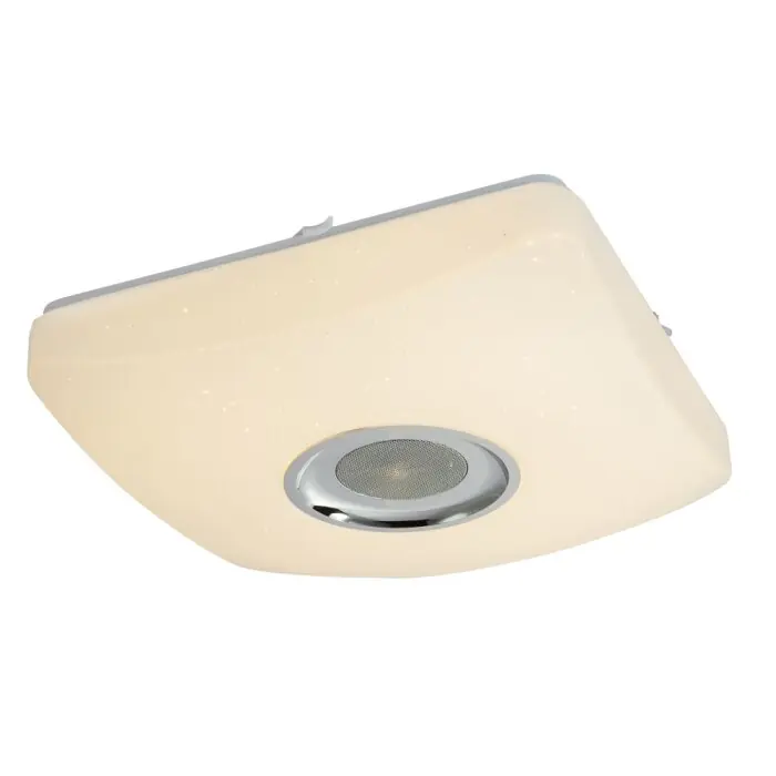 Globo SQUARE Plafondlamp LED Wit, 1-licht, Afstandsbediening, Kleurwisselaar Goedkoop