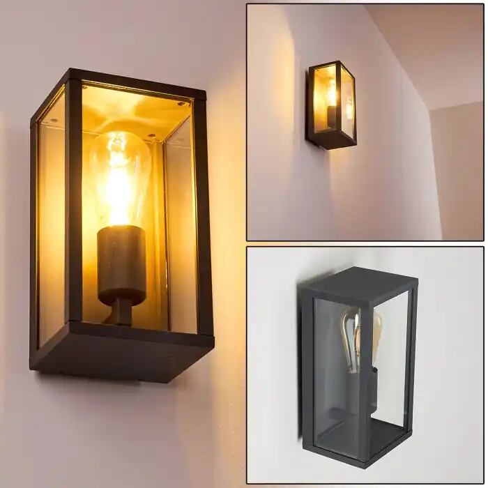 Op = Op Kiwalik Buiten muurverlichting Zwart, 1-licht