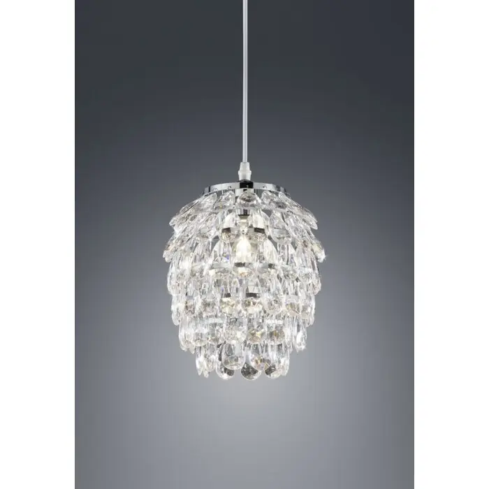 Reality PETTY Hanglamp Chroom, 1-licht Tijdelijk Beschikbaar