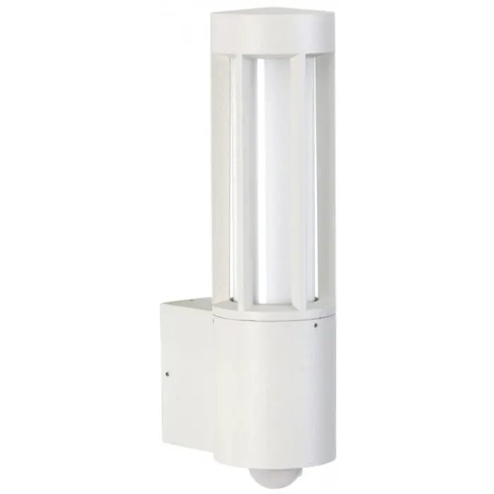 Bestseller Albert 221 Buiten muurverlichting Wit, 1-licht, Bewegingsmelder