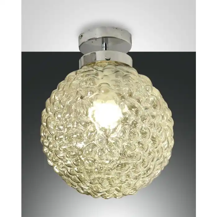Aanbieding Fabas Luce Ego Plafondlamp Chroom, 1-licht