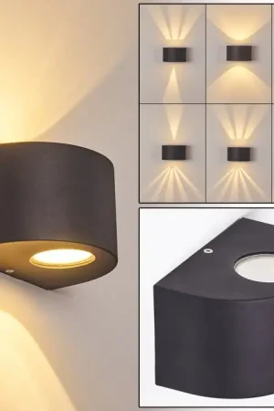 Windhoek Buiten muurverlichting LED, 2-lichts Direct Beschikbaar