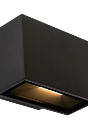 Alleen Vandaag KS Verlichting Segment Muurlamp LED Zwart, 2-lichts