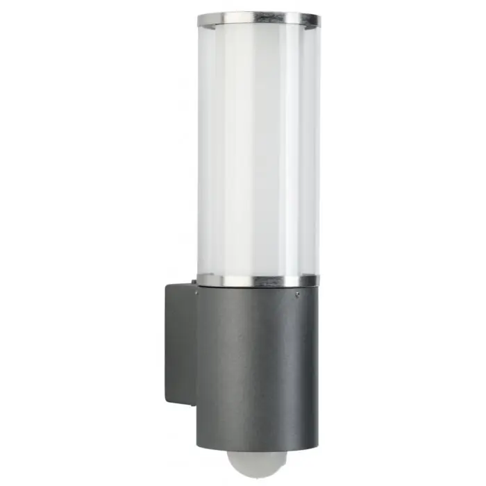 Laatste Versie Albert 320 Buiten muurverlichting Antraciet, roestvrij staal, 1-licht, Bewegingsmelder