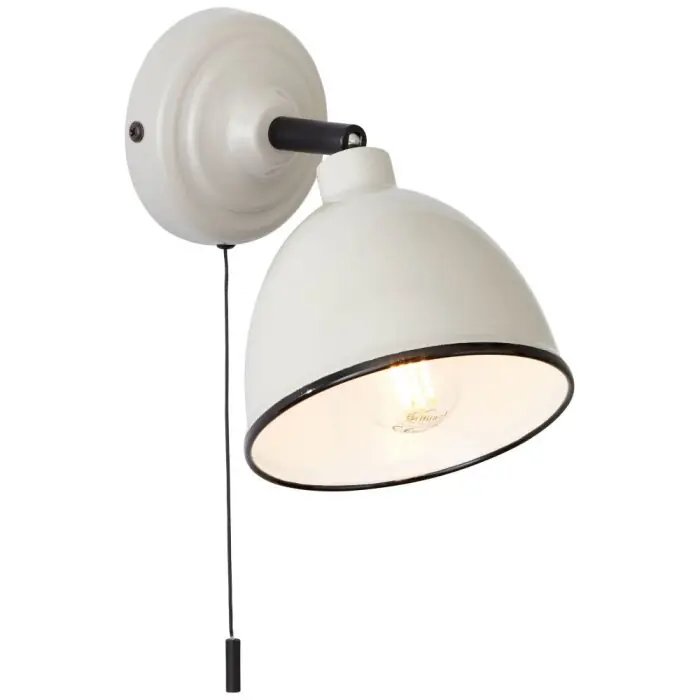 Premium Brilliant Telio Wandlamp Grijs, 1-licht