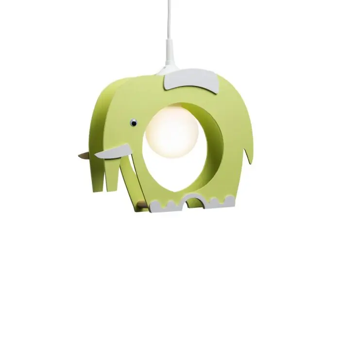 Elobra ELEFANT Hanglamp Groen, 1-licht Speciale Aanbieding