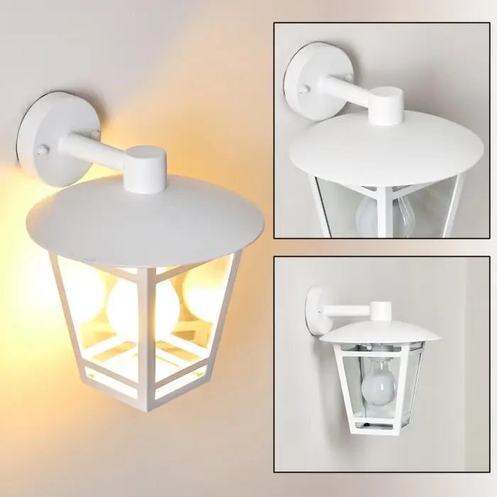 Siera Buiten muurverlichting Wit, 1-licht Must-Have
