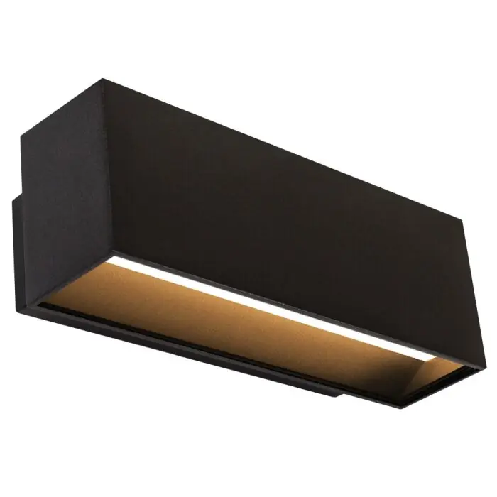 KS Verlichting Segment Muurlamp LED Zwart, 2-lichts Lage Kosten