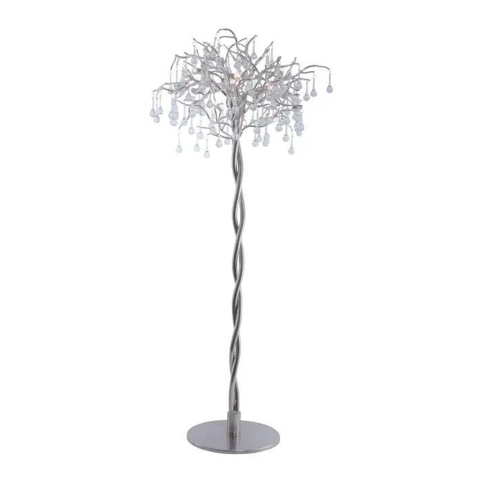 Snelle Levering Paul Neuhaus Verlichting ICICLE Vloerlicht, Staande lamp roestvrij staal, 5-lichts
