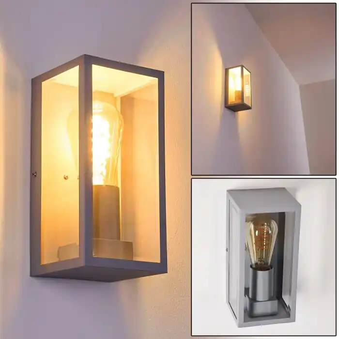 Superprijs Hakkas Buiten muurverlichting Zilver, 1-licht