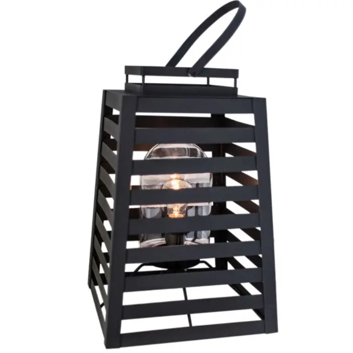 Beperkt Aanbod By Rydens Yankton Buiten staande lamp Zwart, 1-licht