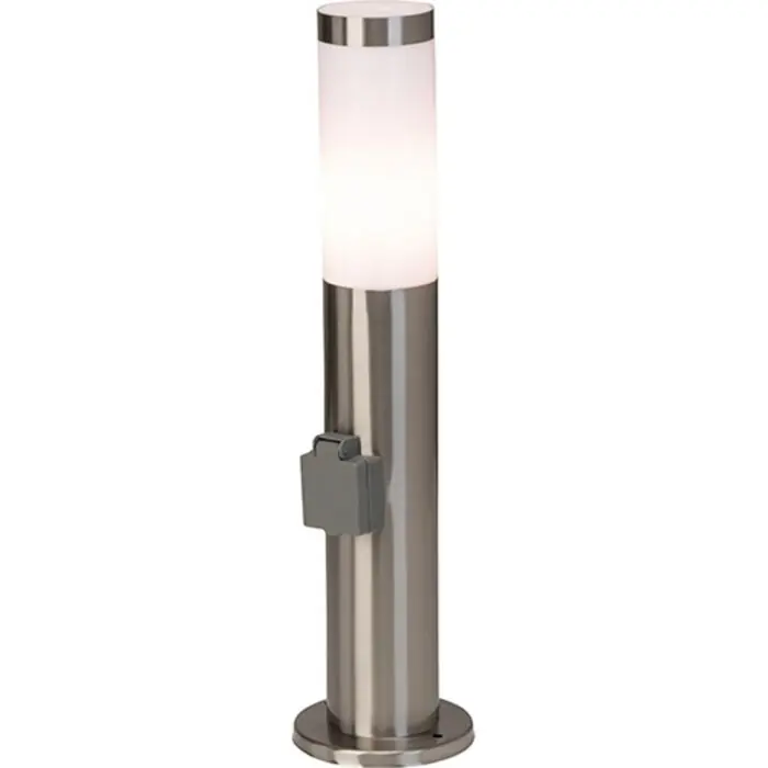 Briljante lampen Chorus Buitenlicht, Plint licht Roestvrijstalen kleur, 1-licht Voordeelprijs