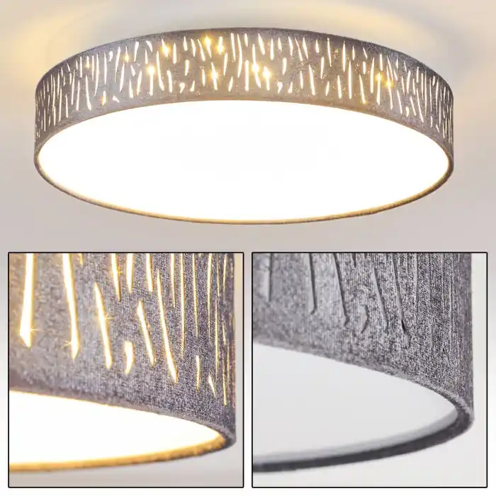 Liared Plafondlamp LED Nikkel mat, 1-licht Premium