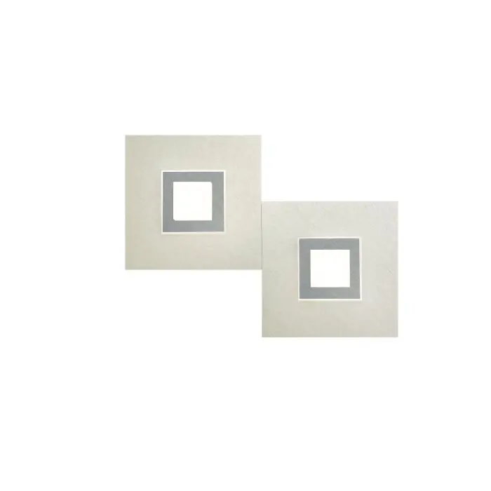 Exclusieve Aanbieding Grossmann KARREE Muurlamp LED Titan, 2-lichts