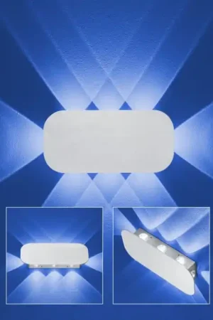 B-Leuchten PRINCE Buiten muurverlichting LED Aluminium, 8-lichts Beperkte Voorraad