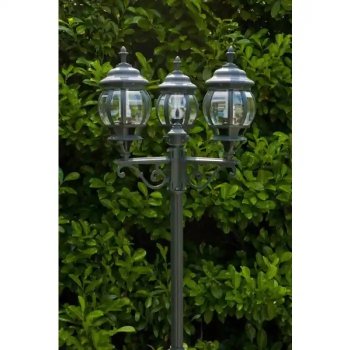 Exclusieve Aanbieding Kobe schwarz Kandelaar Groen, Zwart, Transparant, Helder, 3-lichts