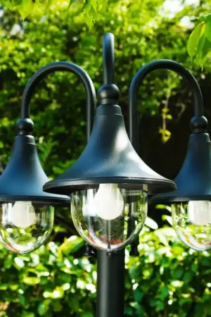 Aanbieding Elgin Kandelaar Zwart, 3-lichts