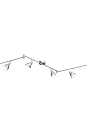 Wofi LESTER Plafond spot LED Nikkel mat, 6-lichts Flitsaanbieding