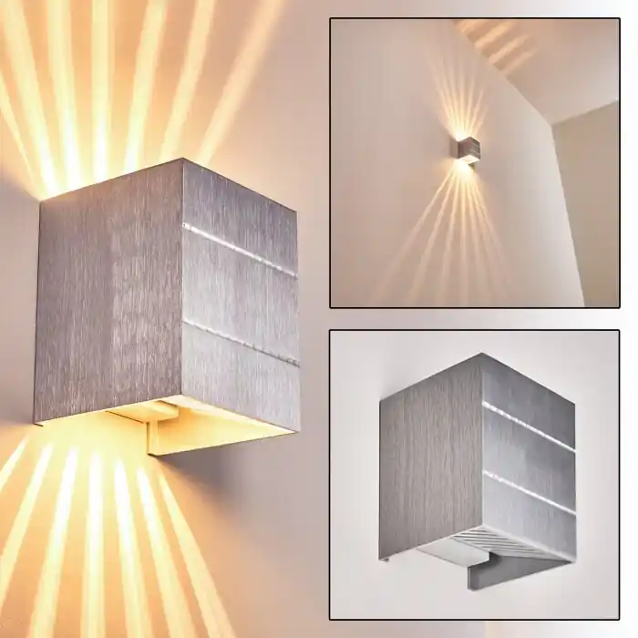 Erik Muurlamp Aluminium, 1-licht Nu Kopen