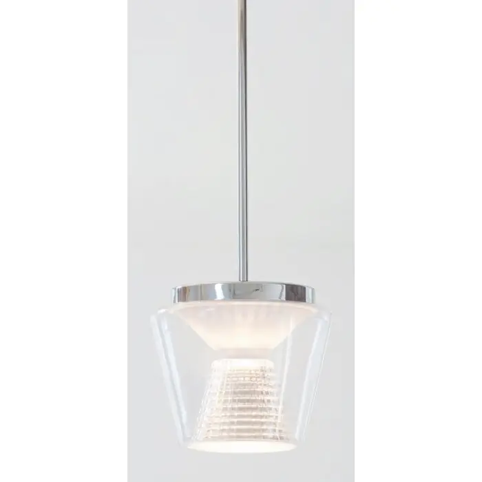 Korting Serien Lighting ANNEX Hanger LED Chroom, Transparant, Helder, 1-licht