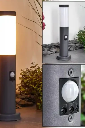 Aanbieding Gaborone Padverlichting Antraciet, 1-licht, Bewegingsmelder