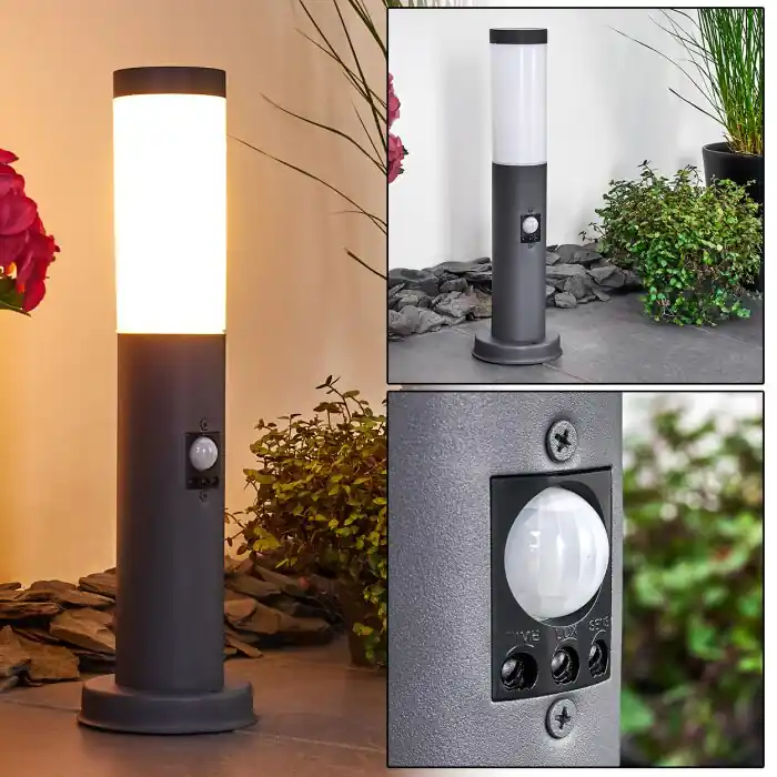 Aanbieding Gaborone Padverlichting Antraciet, 1-licht, Bewegingsmelder