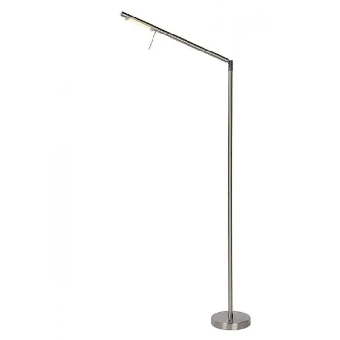 Tijdelijk Beschikbaar Lucide BERGAMO Staande lamp LED Nikkel mat, 15-lichts