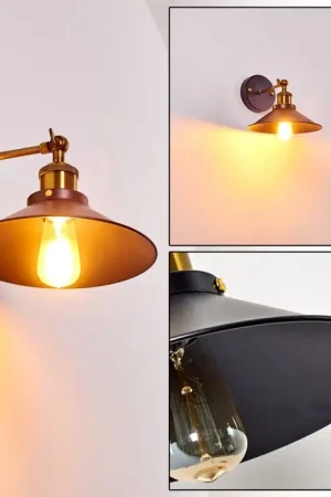 Aanbieding Gudem Muurlamp Goud, 1-licht