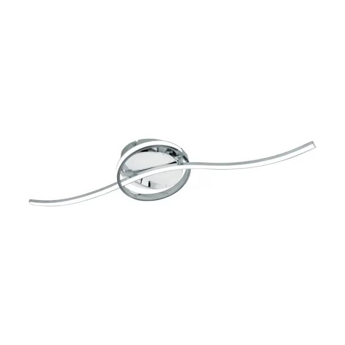 Gratis Retour Eglo SELVINA Plafondlamp LED Chroom, 2-lichts