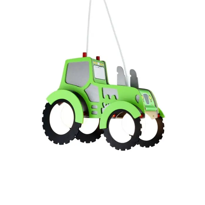 Must-Have Elobra TRAKTOR Hanglamp Groen, 2-lichts