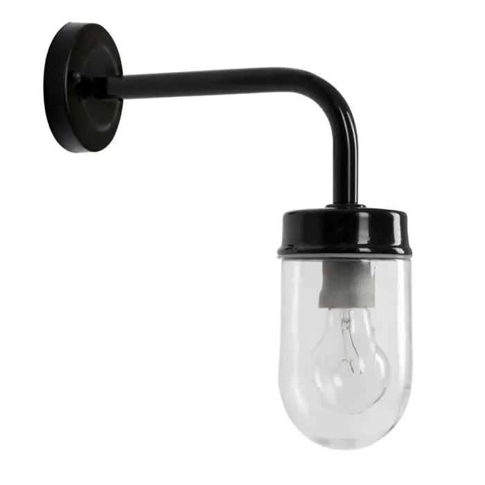 Populair KS Verlichting Genius Muurlamp Zwart, 1-licht
