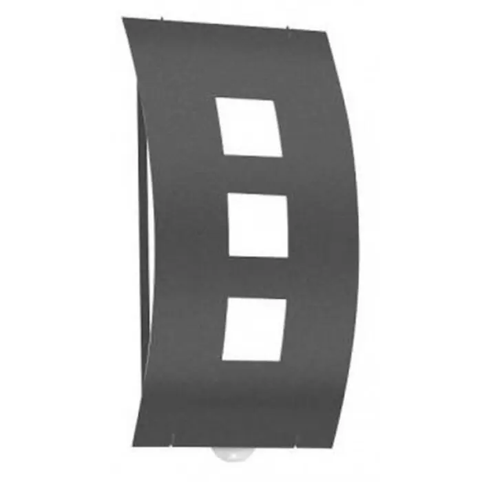 Veilige Betaling CMD Aqua Toma Buiten muurverlichting Antraciet, 1-licht, Bewegingsmelder