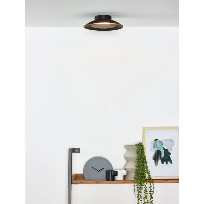 Weekendaanbieding Lucide FOSKAL Plafondlamp LED Zwart