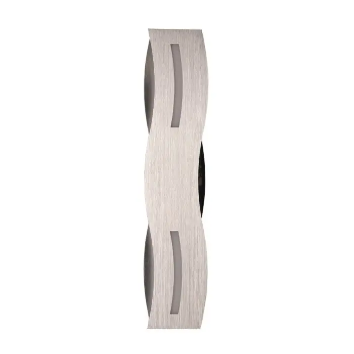 Lutec WAVE Wandlamp Nikkel mat, 1-licht Express Levering