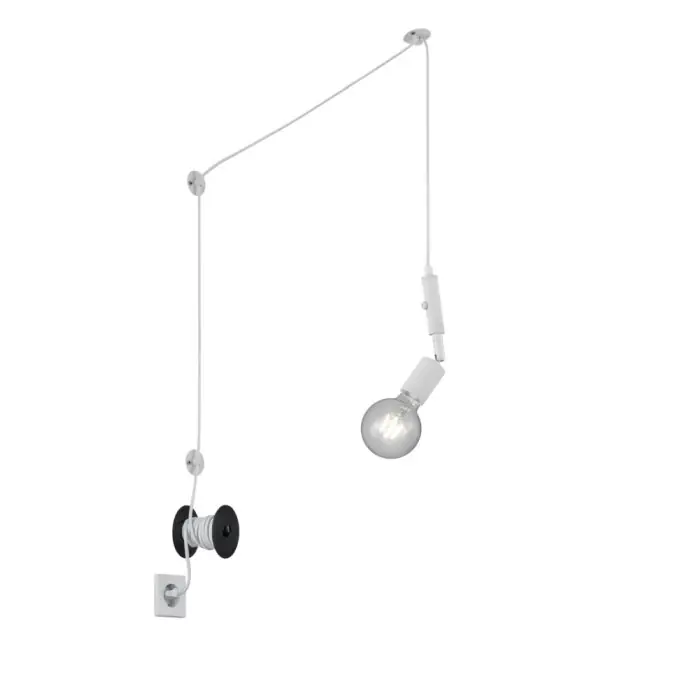 Goedkoop Trio STELLA Hanglamp Wit, 1-licht