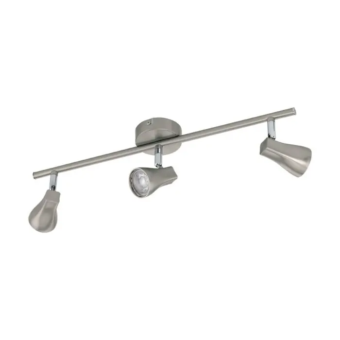 Eglo TIBERIO Spot LED Nikkel mat, 3-lichts Shop Nu