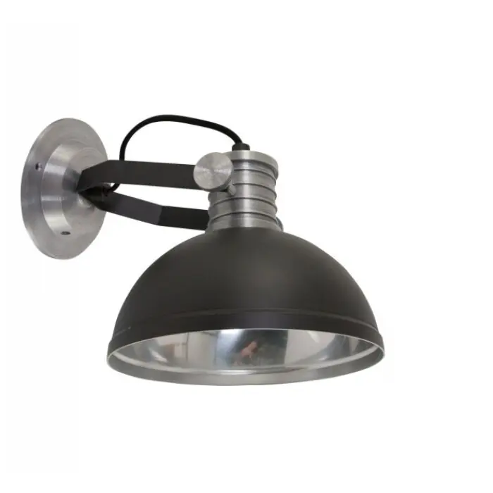 Steinhauer Brooklyn Muurlamp Zwart, Zilver, 1-licht Alleen Vandaag