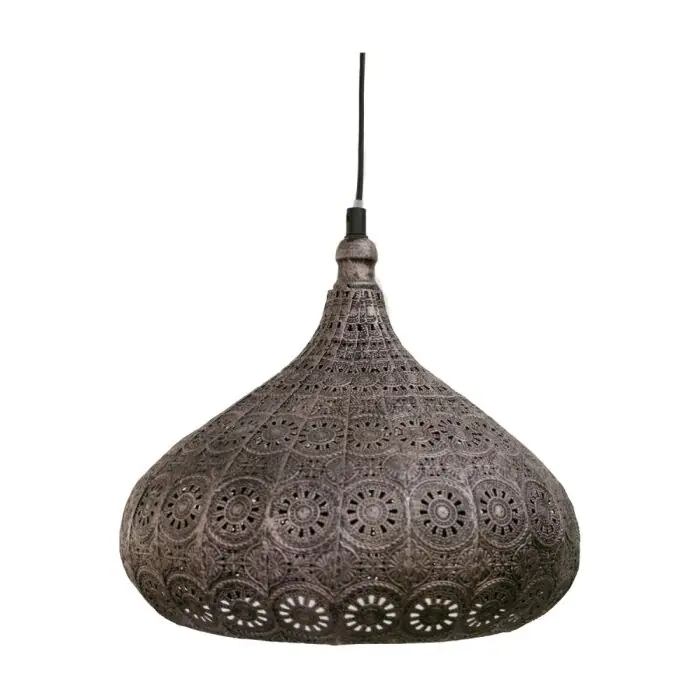 Must-Have Eglo MELILLA Hanger Donkerbruin, Zilver, 1-licht