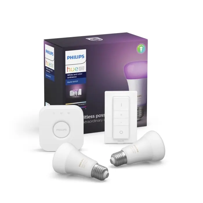 Fabrieksprijs Philips Hue LED Ambiance White & Color E27 Starter-Set van 2
