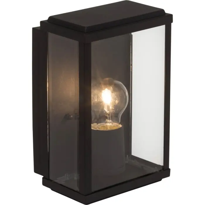 Merkproduct Brilliant Gaia Buiten muurverlichting Zwart, 1-licht