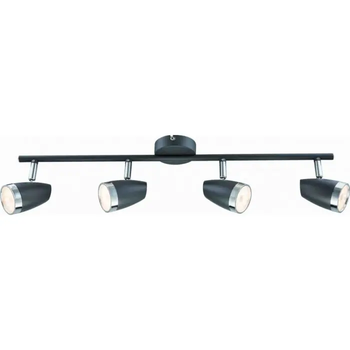 Globo NERO Plafond spot LED Antraciet, 4-lichts Bestel Nu