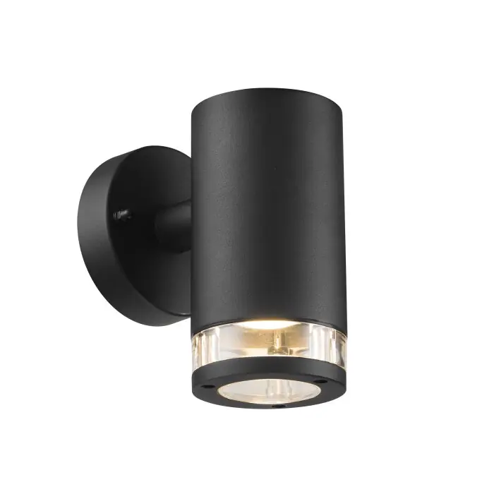 Snelle Levering Nordlux BIRK Buiten muurverlichting Zwart, 1-licht