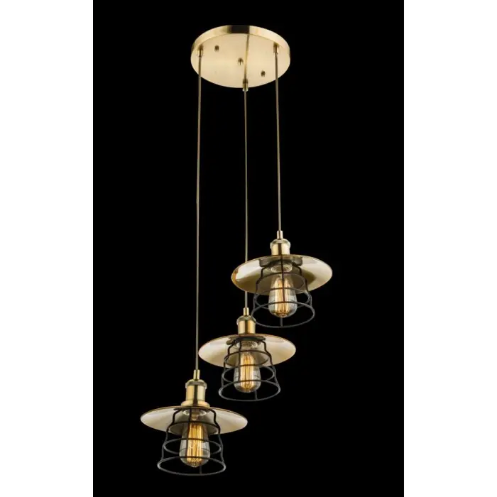 Globo VIEJO Hanger Brons, 3-lichts Koop Vandaag
