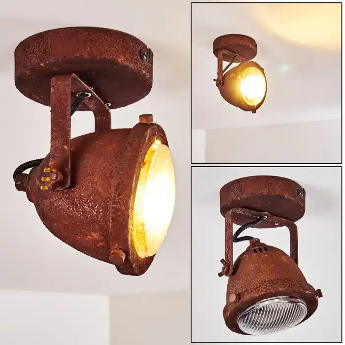Direct Beschikbaar Glostrup Plafondlamp LED Roest, 1-licht